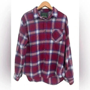 Jachs New York Men’s Flannel Plaid Shirt Size Large